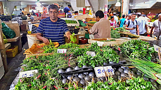 Centrální trh v Port Louis (Mauricius)