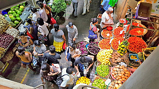 Centrální trh v Port Louis (Mauricius)