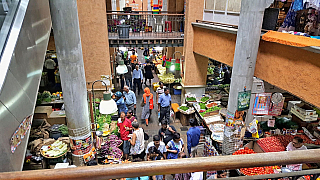 Centrální trh v Port Louis (Mauricius)