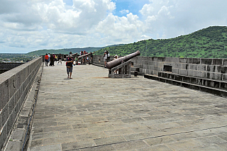 Pevnost Fort Adélaide v Port Louis (Mauricius)