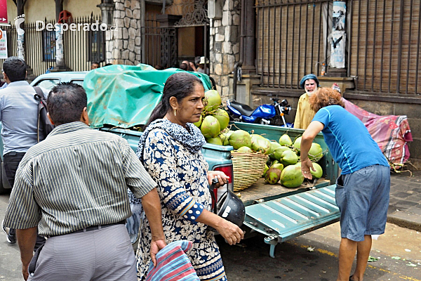 Centrální trh v Port Louis (Mauricius)