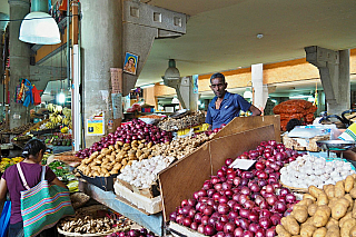 Centrální trh v Port Louis (Mauricius)