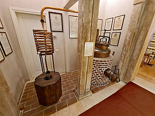 Poli Museo della Grappa v Bassano del Grappa (Veneto - Itálie)