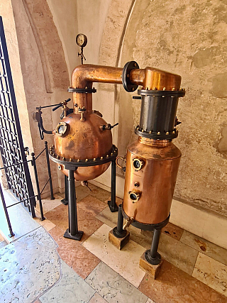 Poli Museo della Grappa v Bassano del Grappa (Veneto - Itálie)