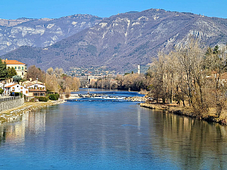 Ponte Vecchio v Bassano del Grappa (Veneto - Itálie)