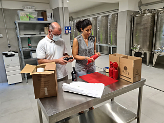 Olivový mlýn Frantoio Tini v Castilenti (Abruzzo - Itálie)