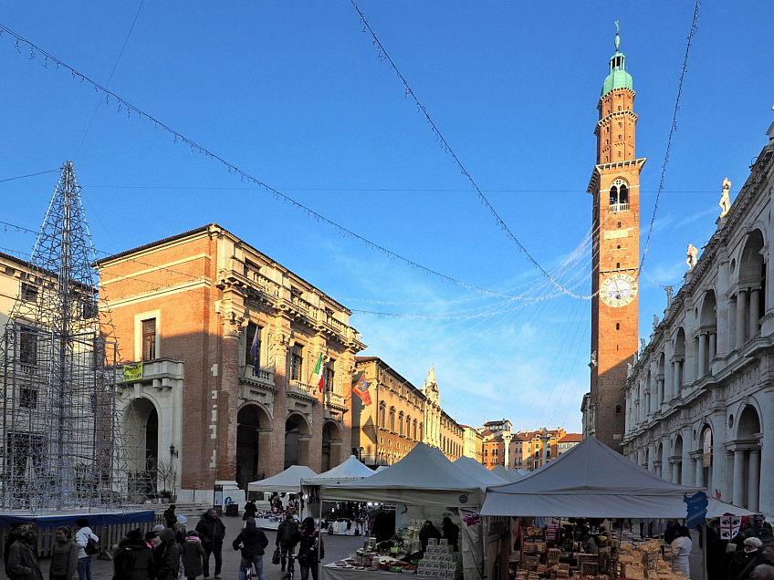 Loggia del Capitaniato ve Vicenze (Veneto - Itálie)