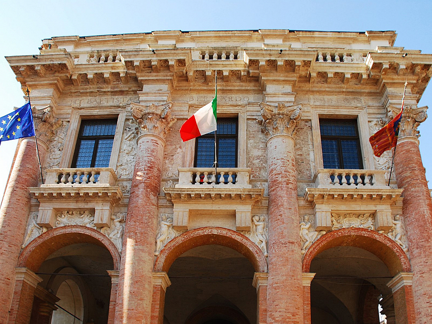 Loggia del Capitaniato ve Vicenze (Veneto - Itálie)