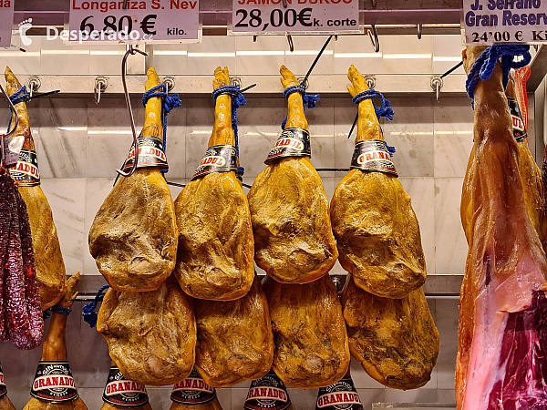 Mercado San Augustín v Granadě (Andalusie - Španělsko)
