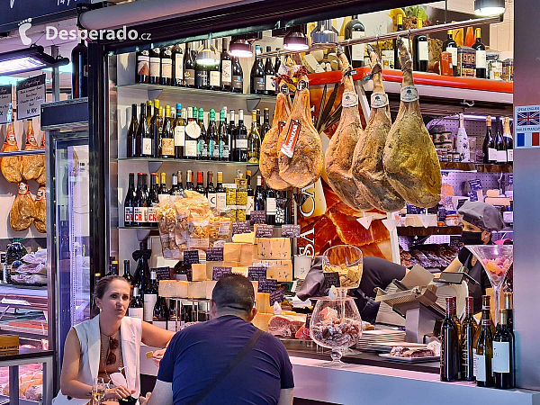 Mercado San Augustín v Granadě (Andalusie - Španělsko)