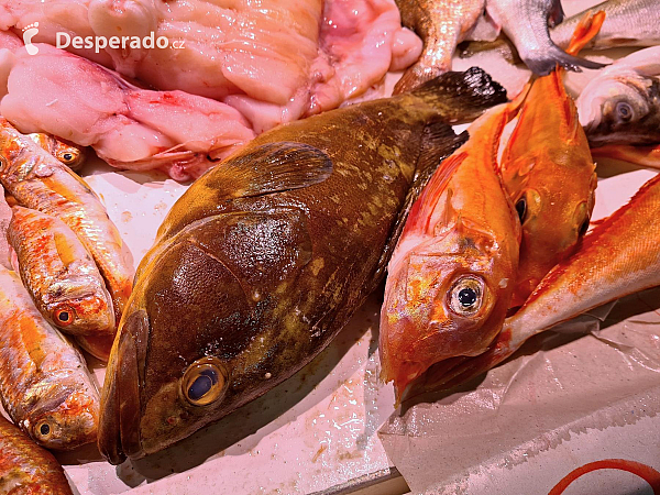 Mercado San Augustín v Granadě (Andalusie - Španělsko)