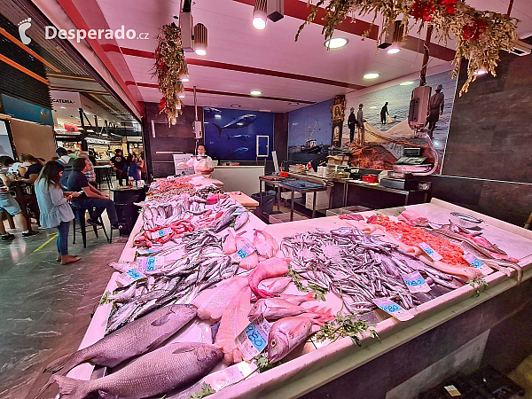 Mercado San Augustín v Granadě (Andalusie - Španělsko)