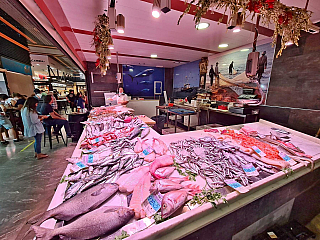 Mercado San Augustín v Granadě (Andalusie - Španělsko)