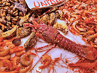 Mercado San Augustín v Granadě (Andalusie - Španělsko)