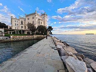 Zámek Miramare (Furlansko-Julské Benátsko - Itálie)