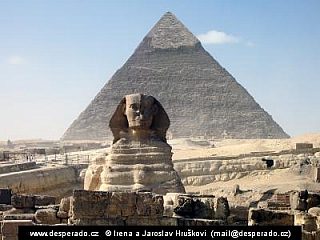 Chufuova pyramida a Sfinga (Egypt)