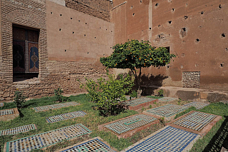 Saadian hrobka v Marrákeši (Maroko)