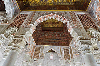 Saadian hrobka v Marrákeši (Maroko)
