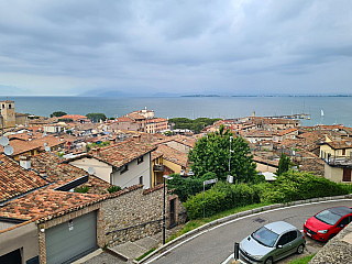 Castello di Desenzano v Desenzano del Garda (Lombardie - Itálie)