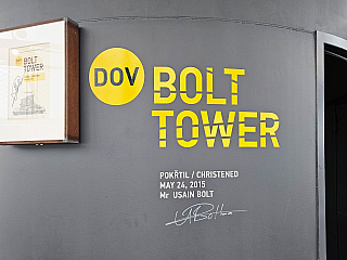 Bolt Tower - Podpis Usaina Bolta (Ostrava - Česká republika)