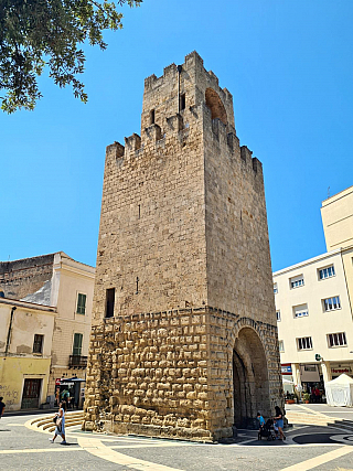 Torre di Mariano II. v Oristano (Sardinie - Itálie)