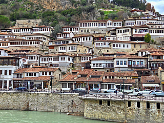 Historické centrum na seznamu UNESCO (Berat, Albánie)