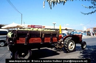 Doprava v centru Ayvaliku (Turecko)