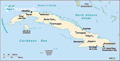 Mapa Kuby