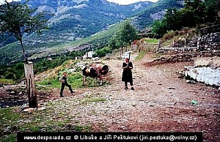 Cesta pro vodu v Bogë (Albánie)