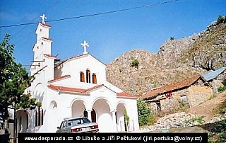 Pravoslavný kostel v Lin (Albánie)