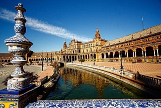 Plaza de España v Seville (Andalusie - Španělsko)