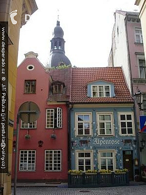 Riga - historické centrum (Lotyšsko)