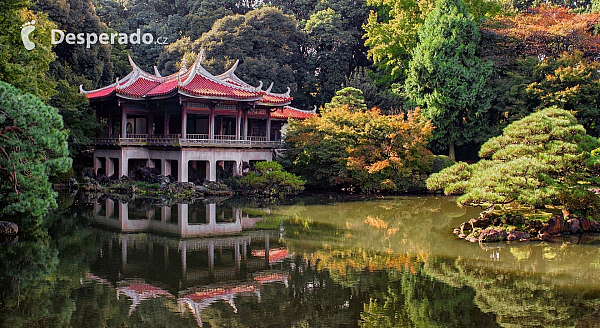 Japonská zahrada v Tokiu (Japonsko)