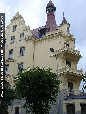 Riga - secesní budovy (Lotyšsko)