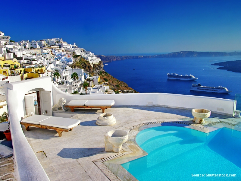 Ostrov Santorini (Řecko)