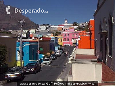 Cape Town - muslimská čtvrť Bo-Kaap (Jihoafrická republika)