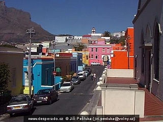 Cape Town - muslimská čtvrť Bo-Kaap (Jihoafrická republika)