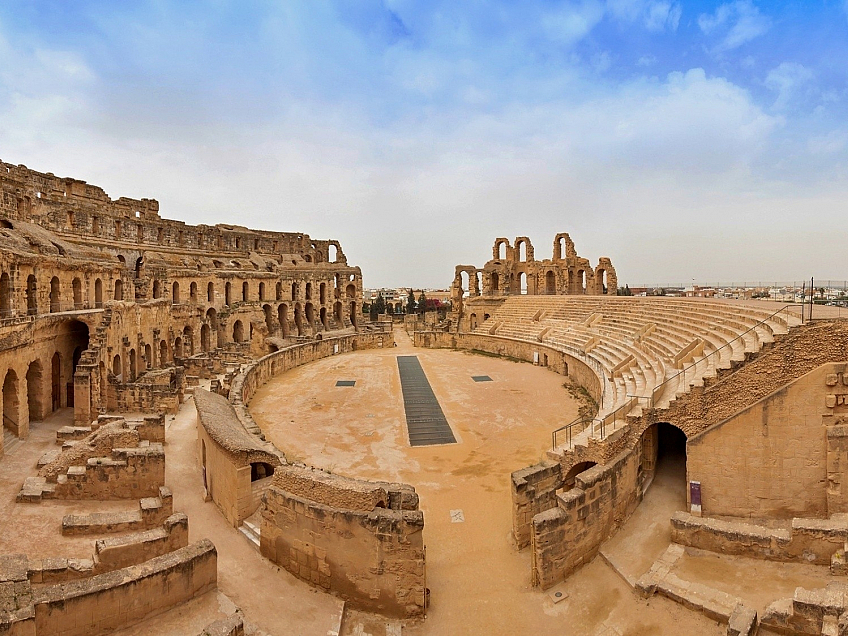 Římský koloseum v El Jem (Tunisko)