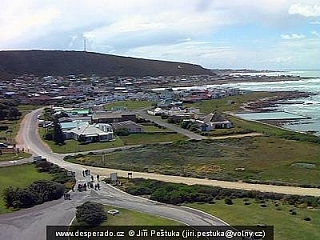 Cape Agulhas - pohled z majáku (Jihoafrická republika)