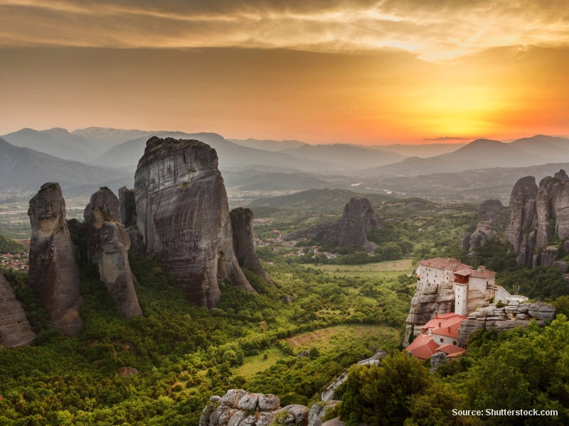 Kláštery Meteora (Řecko)