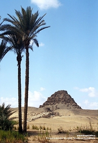 Archeologické naleziště v Abúsír (Egypt)