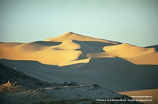 Velké písečné moře na Sahaře (Egypt)