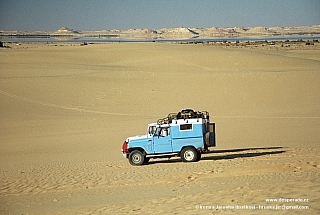 Velké písečné moře na Sahaře (Egypt)