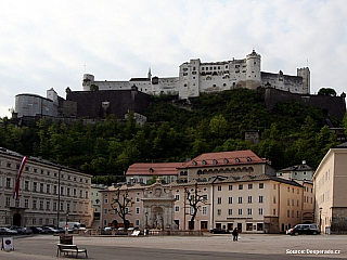 Salcburk pevnost Hohensalzburg