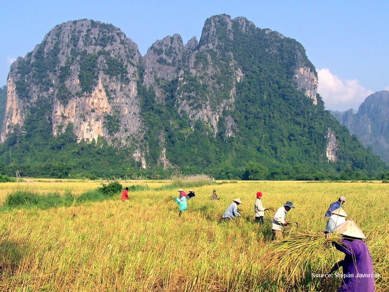 Cestou do Vientiane (Laos)