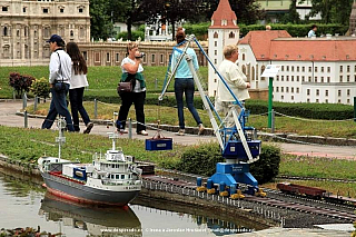 Zmenšený svět v parku Minimundus v Klagenfurtu (Rakousko)