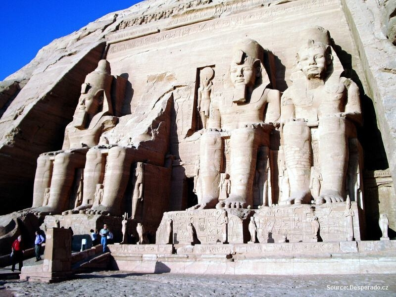 Chrámy v Abu Simbel (Egypt)