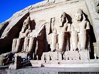 Chrámy v Abu Simbel (Egypt)