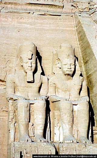 Chrámy v Abu Simbel (Egypt)