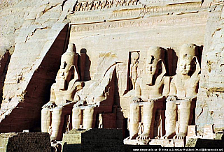 Chrámy v Abu Simbel (Egypt)